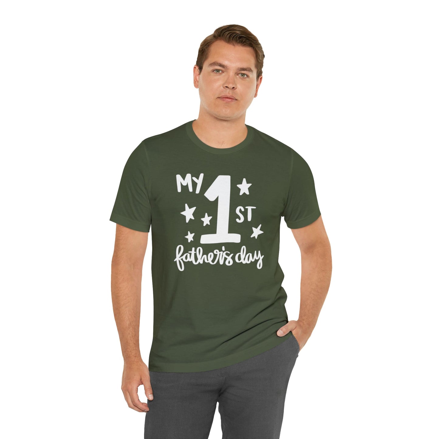 My 1st Father's Day - Celebrate a Special Milestone with this Father's Day T-Shirt