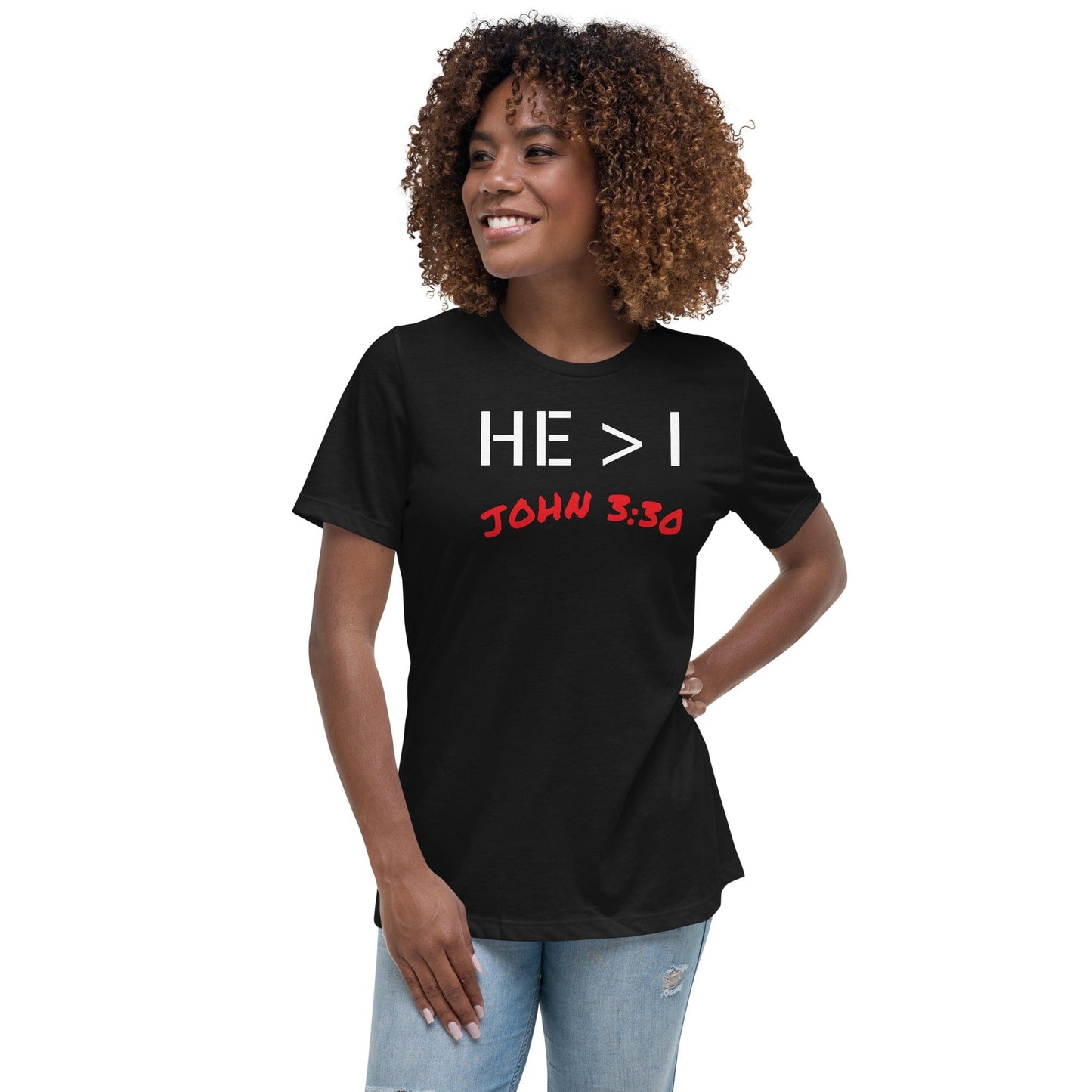 He Is Greater Women's T-Shirt