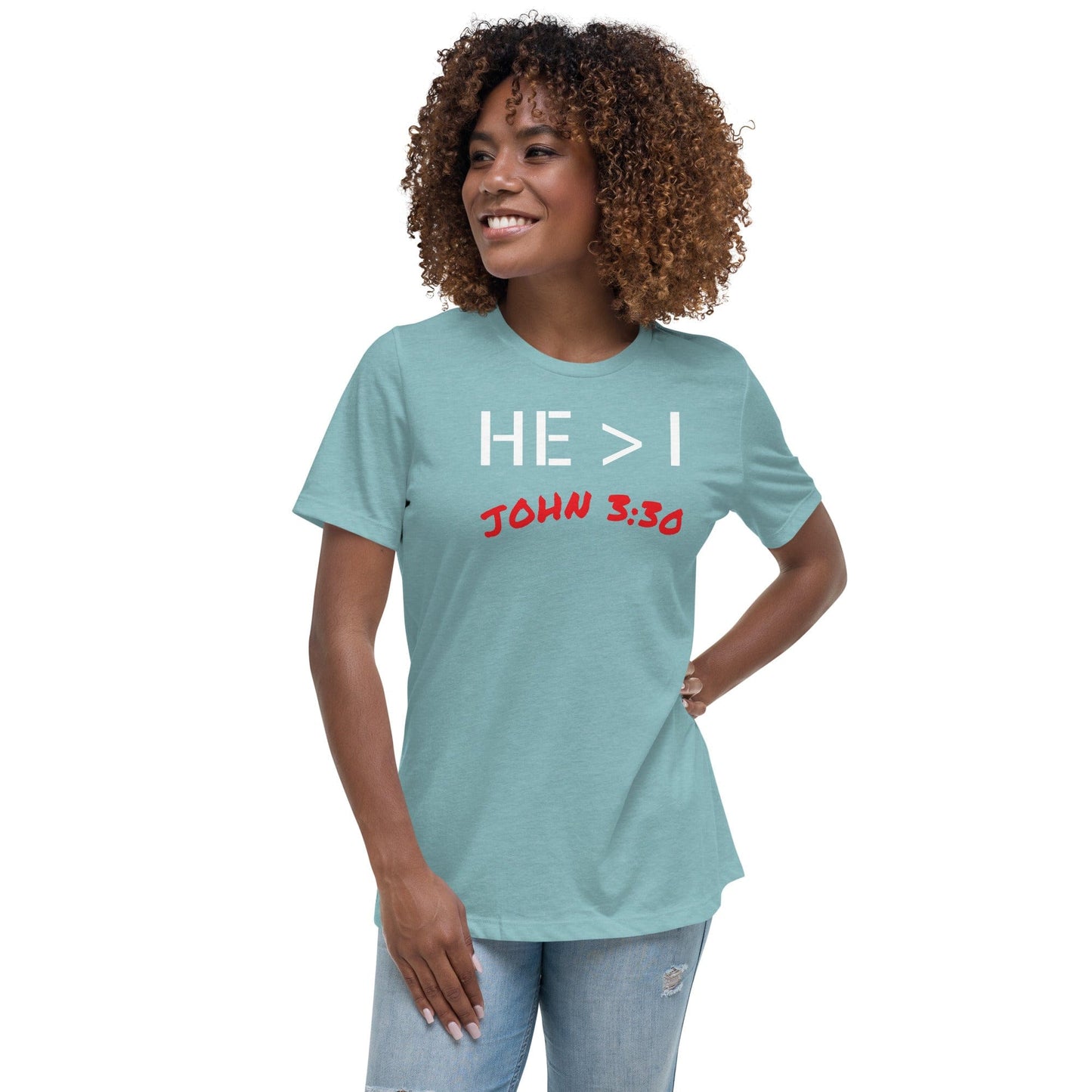 He Is Greater Women's T-Shirt