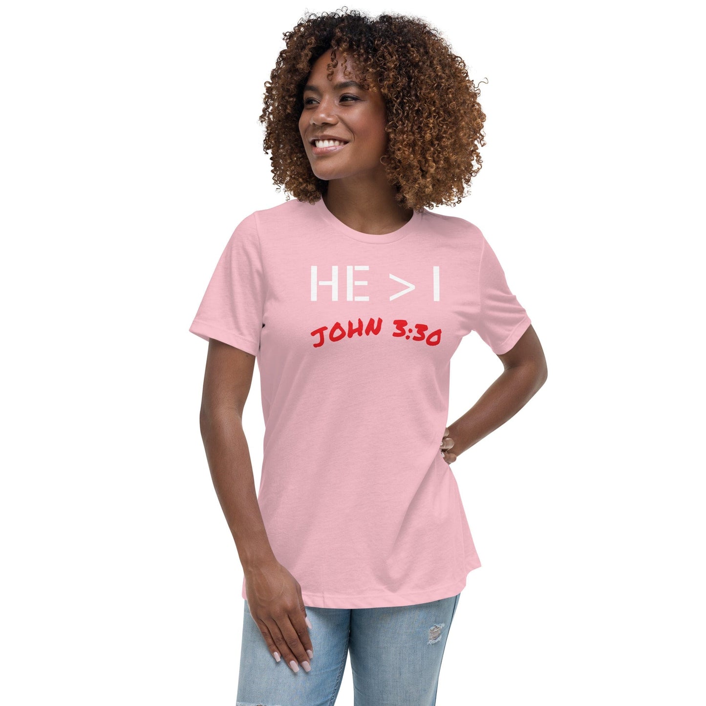 He Is Greater Women's T-Shirt