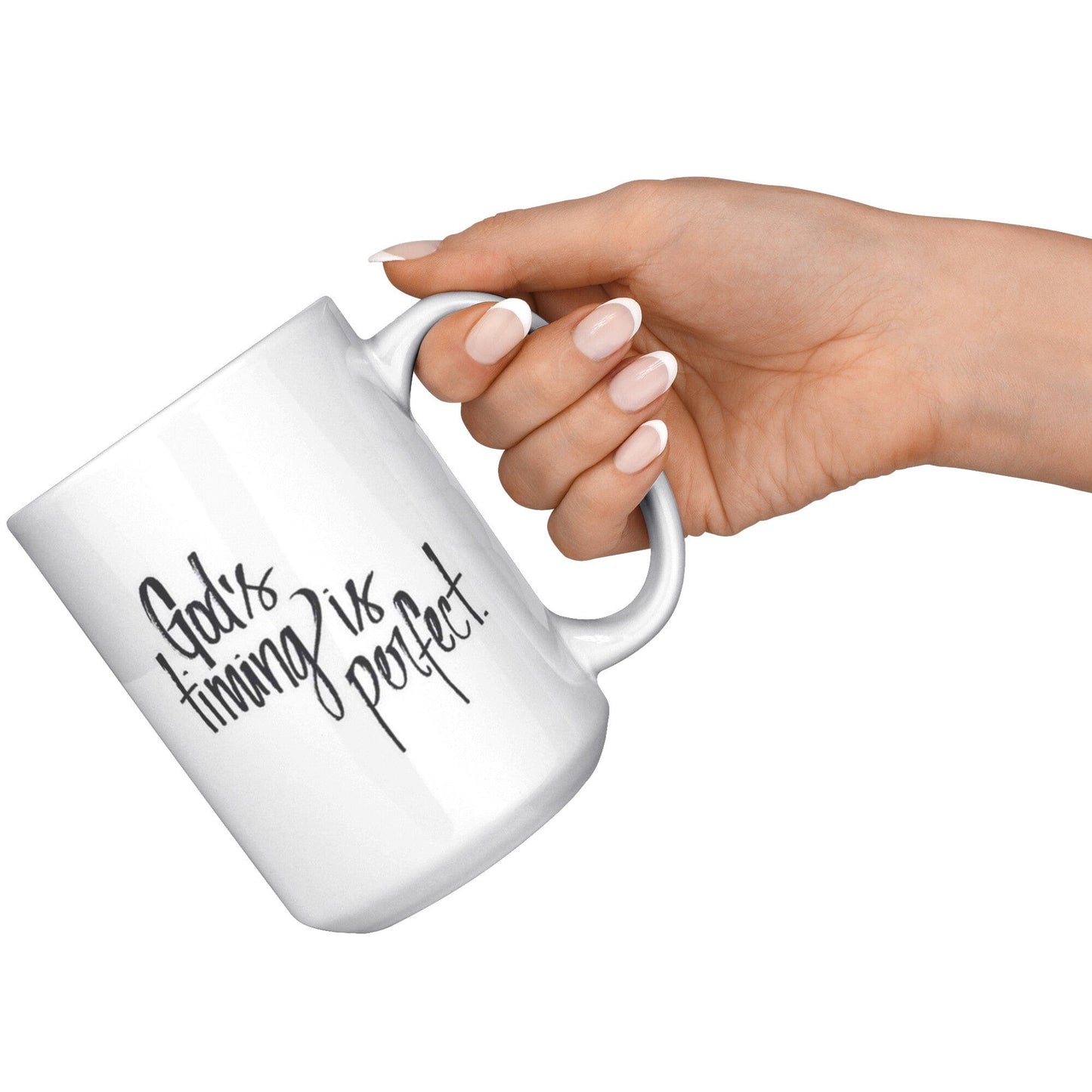 God's Perfect Timing Mug