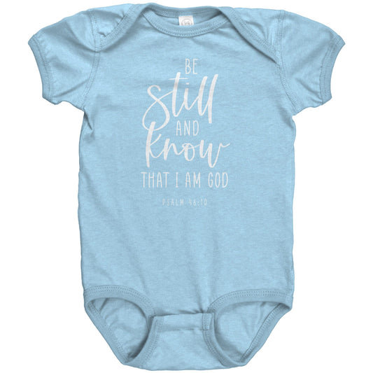 Psalm 46:10 Baby Bodysuit