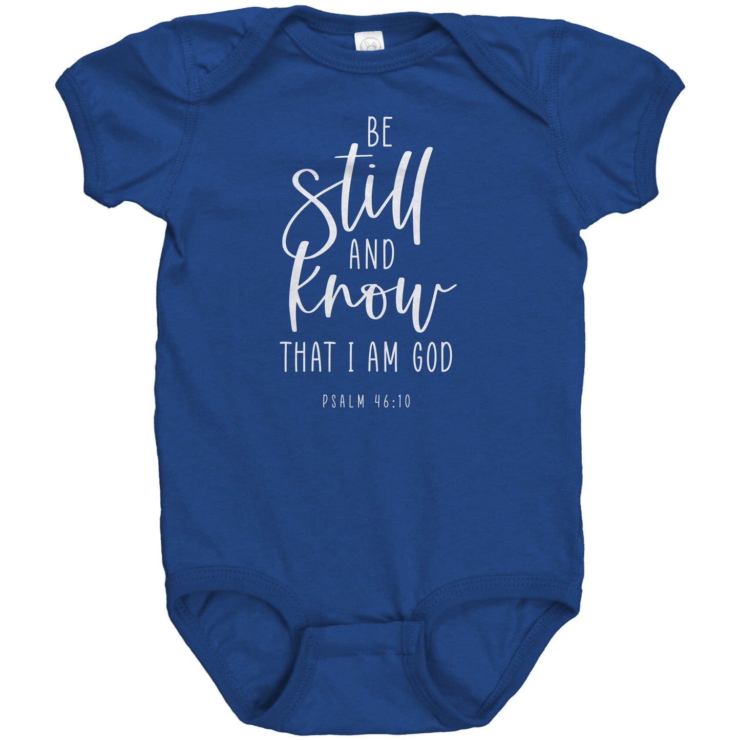 Psalm 46:10 Baby Bodysuit