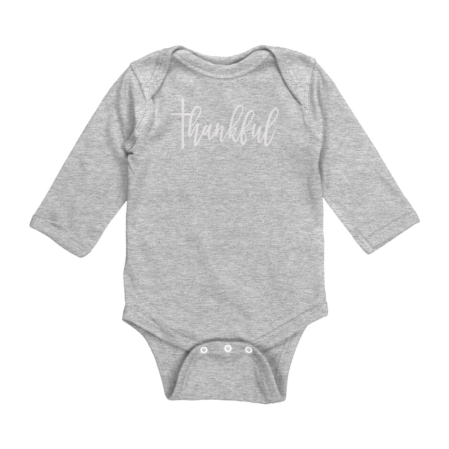 Thankful Long Sleeve Baby Bodysuit