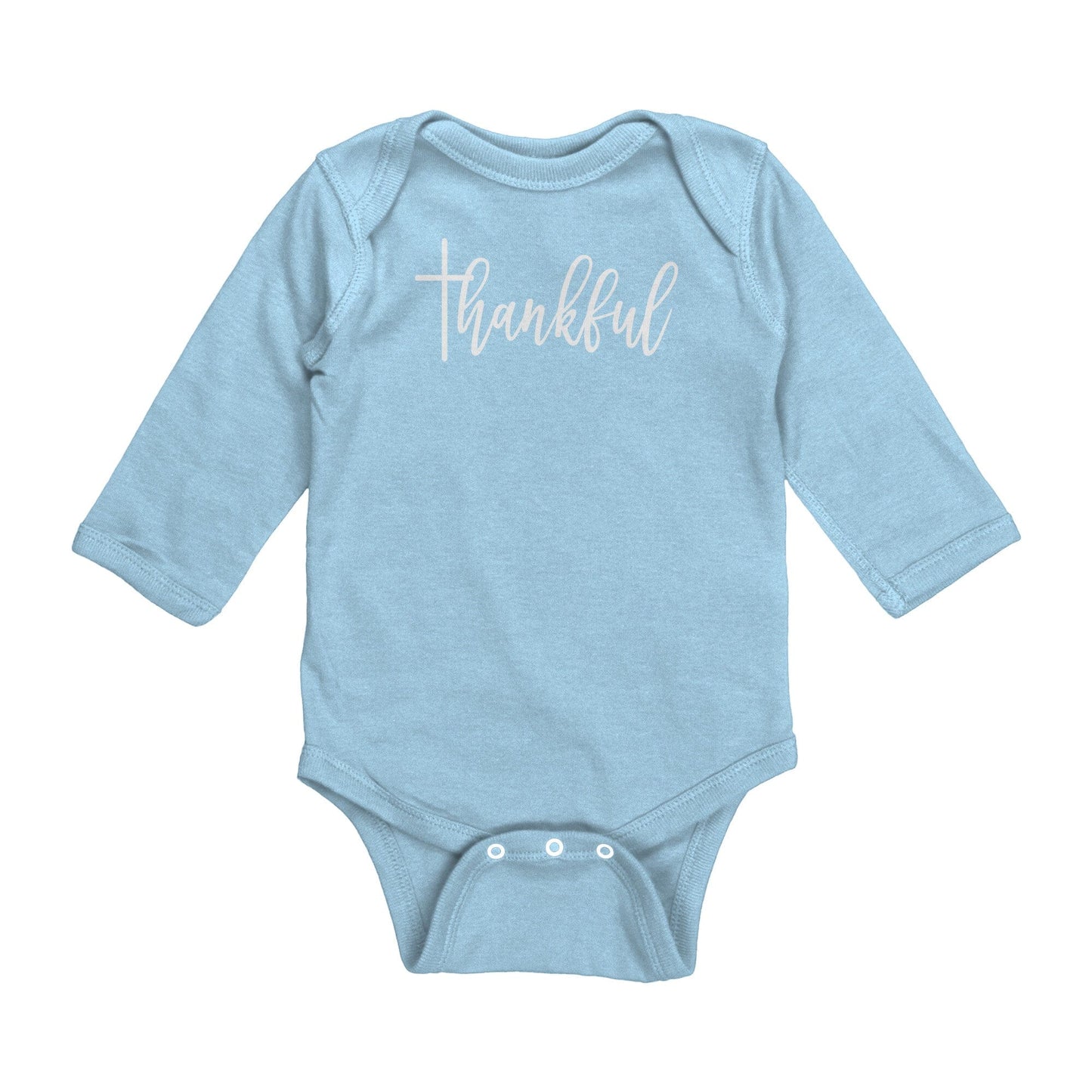 Thankful Long Sleeve Baby Bodysuit