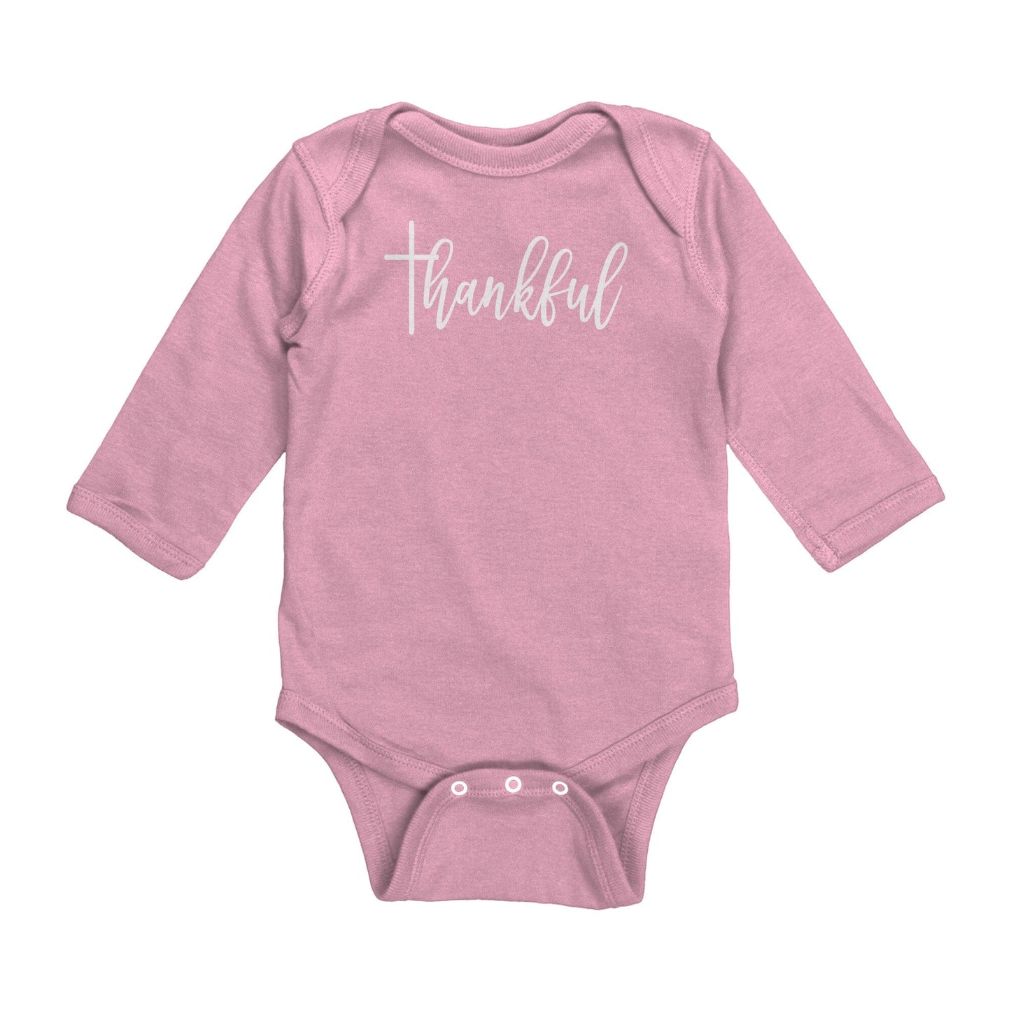 Thankful Long Sleeve Baby Bodysuit
