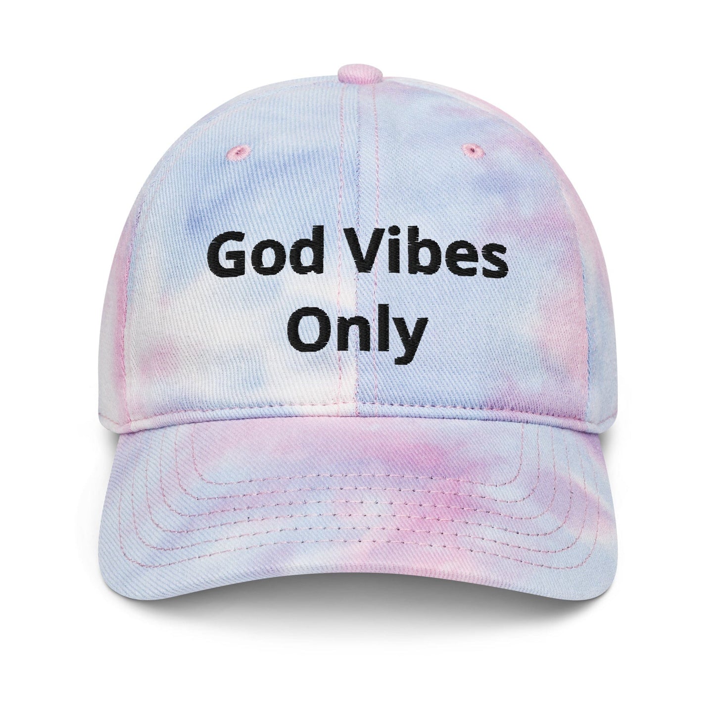 God Vibes Only Tie-Dye Hat