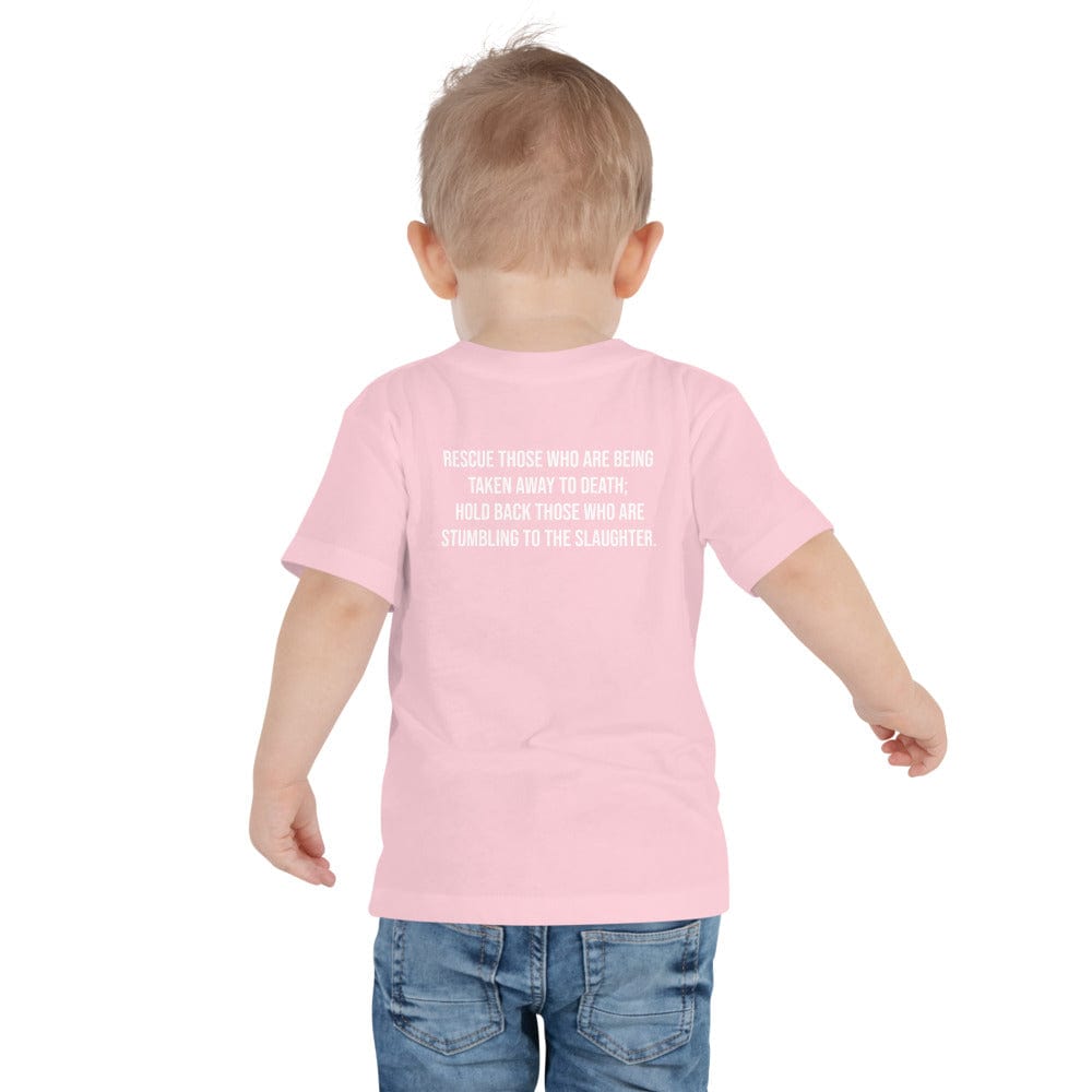 Choose Life Toddler Tee (Proverbs 24:11)