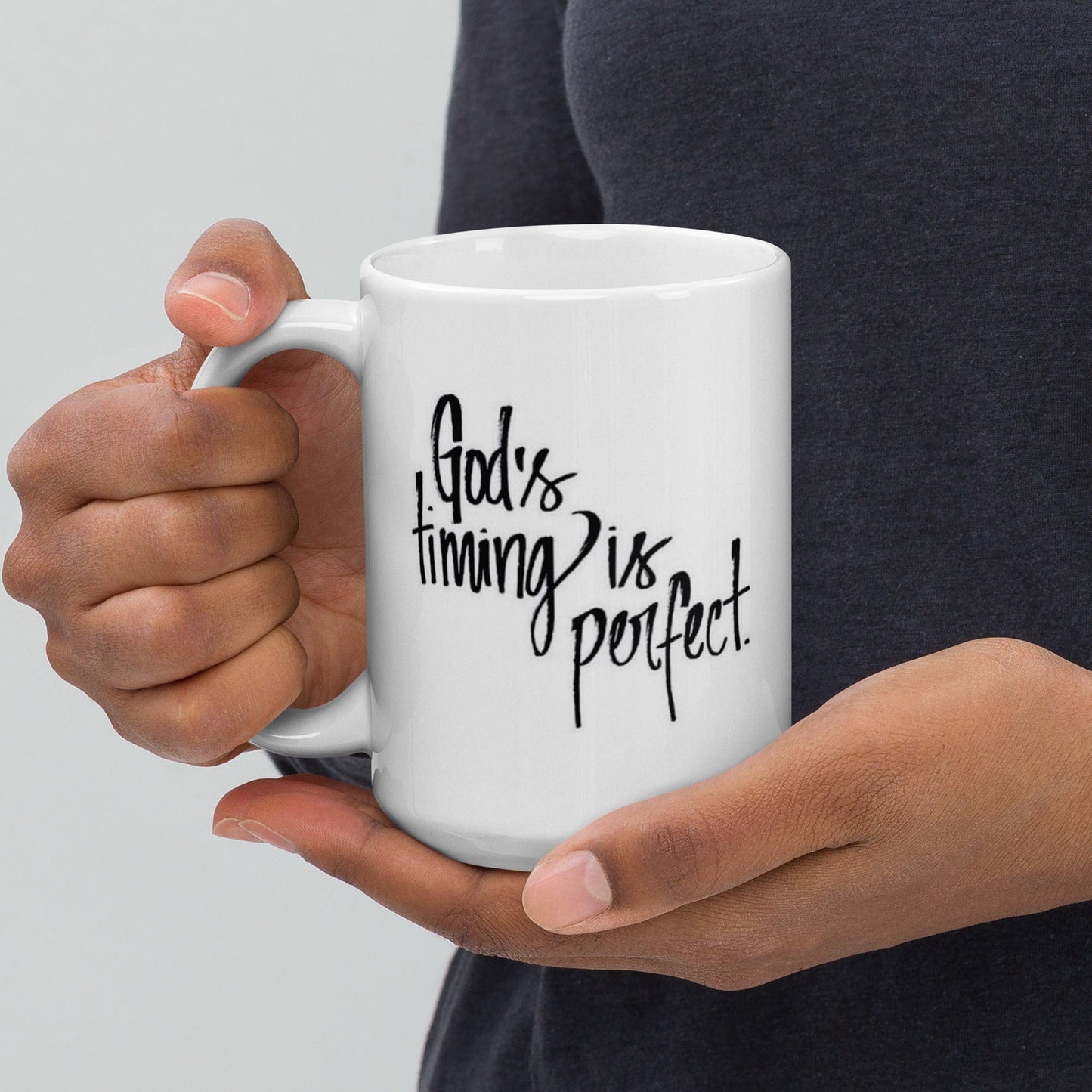 God's Perfect Timing Mug