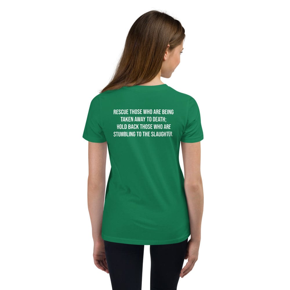 Choose Life Youth T-Shirt (Proverbs 24:11)
