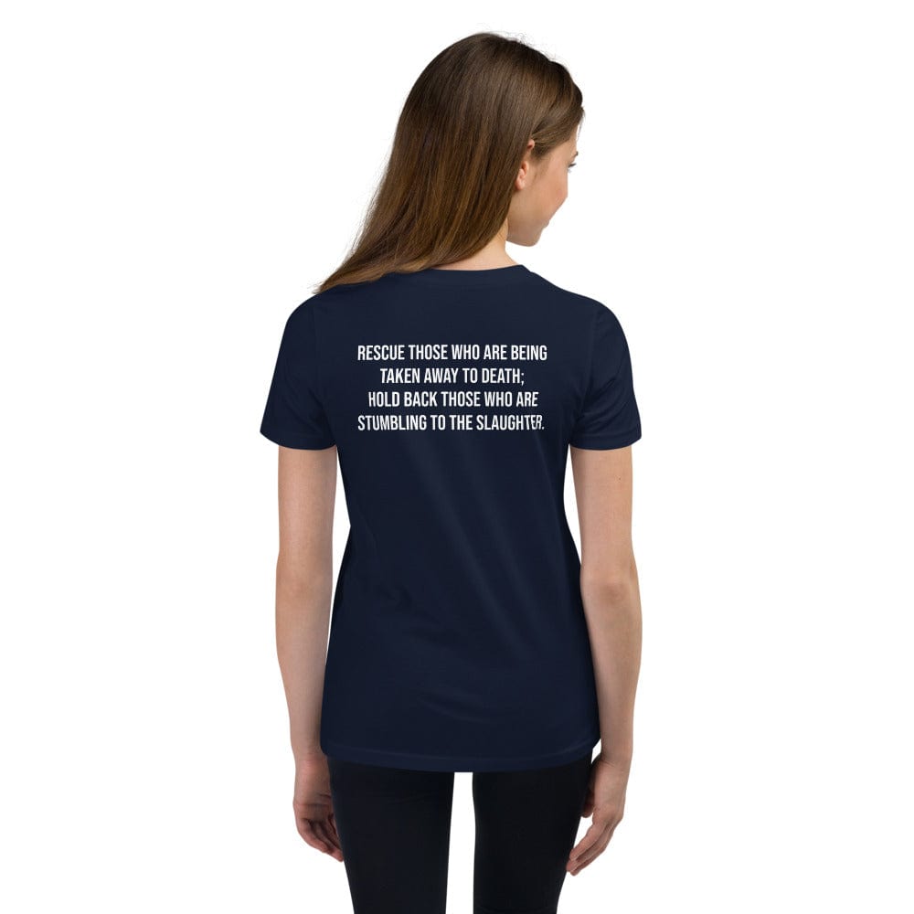 Choose Life Youth T-Shirt (Proverbs 24:11)