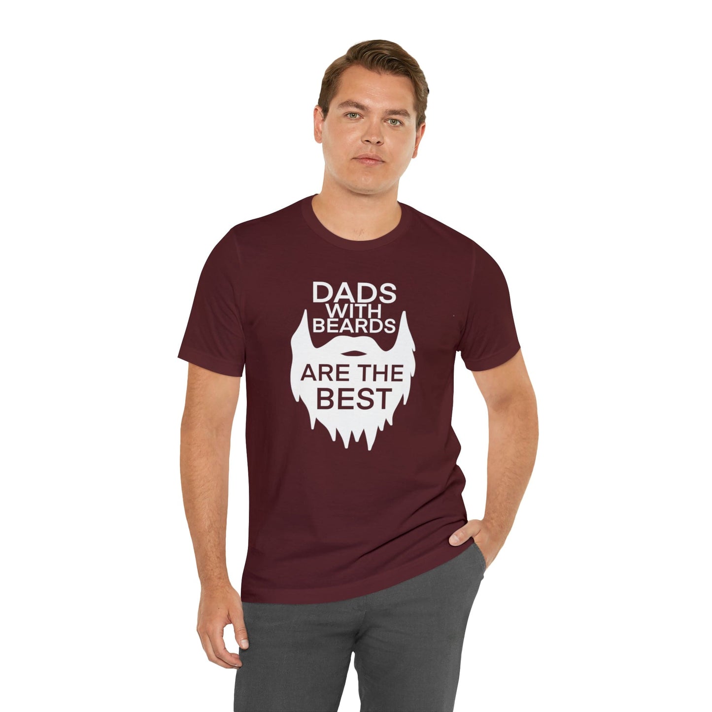 Dads With Beards Are The Best - Father's Day T-Shirt