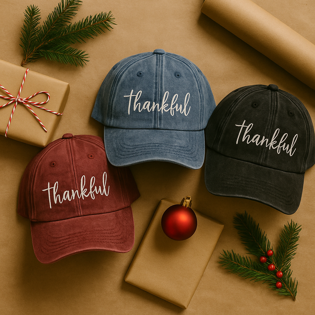Thankful Vintage Christian Hat – Retro Faith Trucker Cap, Inspirational Christian Gift