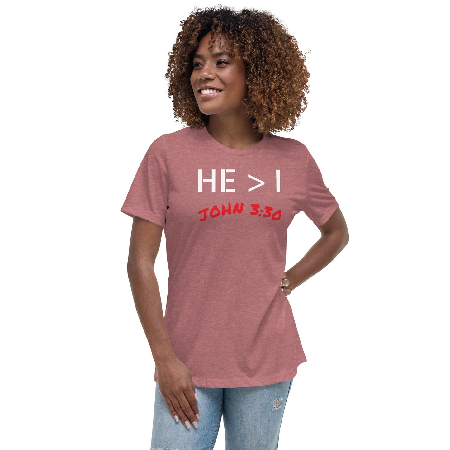 He Is Greater Women's T-Shirt