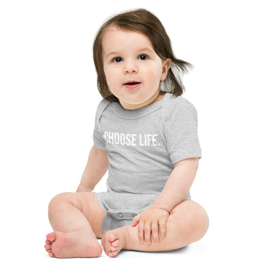 Choose Life Baby One Piece (Proverbs 24:11)