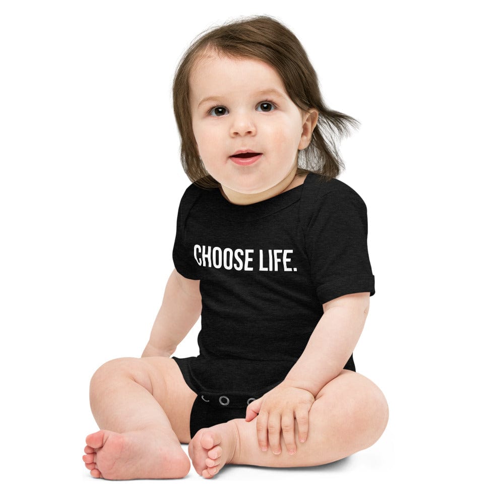 Choose Life Baby One Piece (Proverbs 24:11)